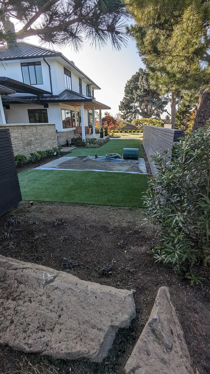 backyard putting green