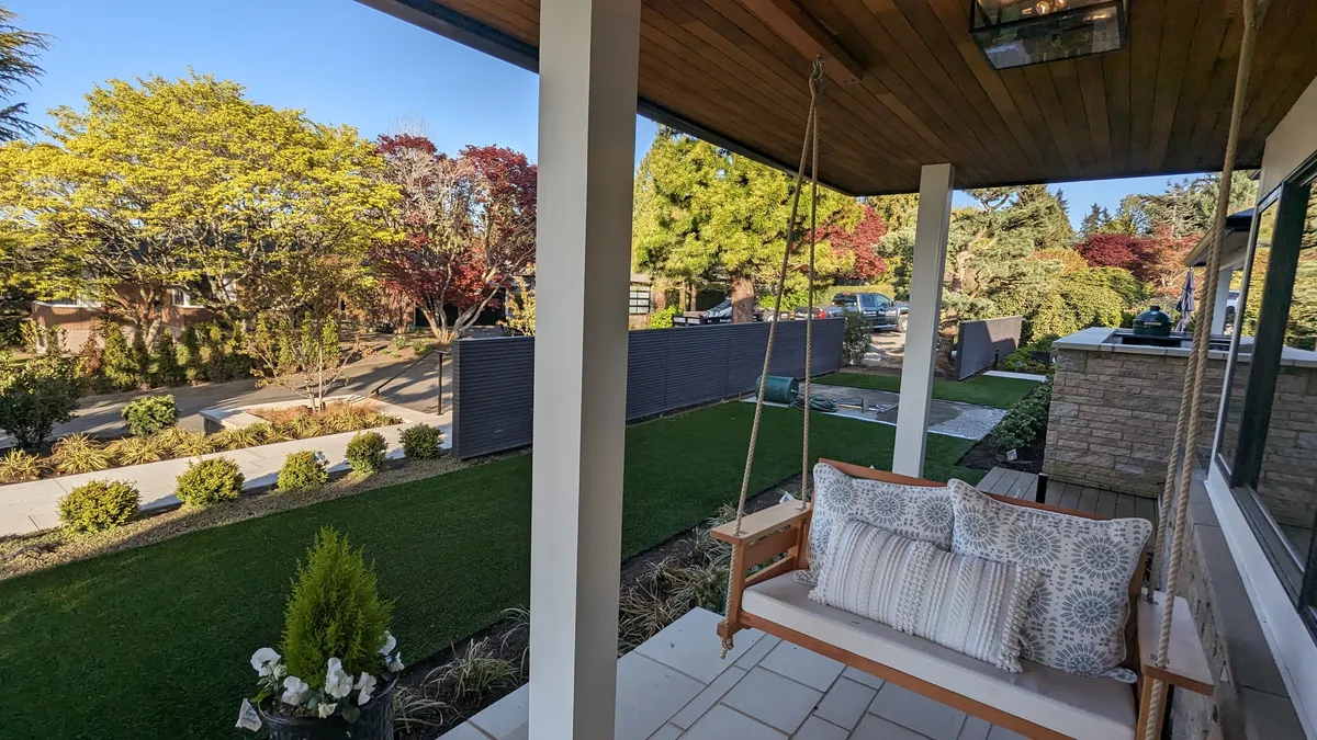 backyard putting green