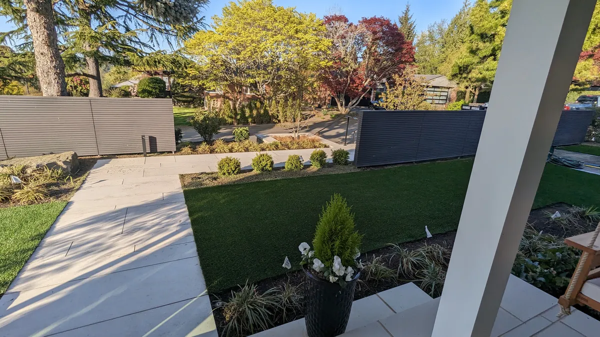 backyard putting green