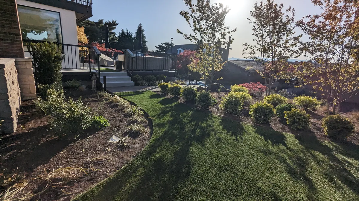 backyard putting green