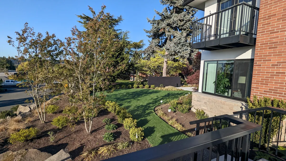 backyard putting green