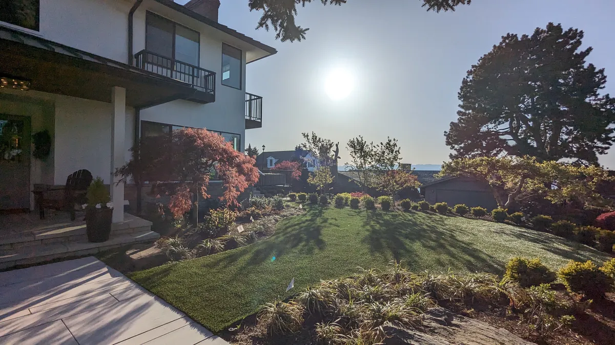 backyard putting green