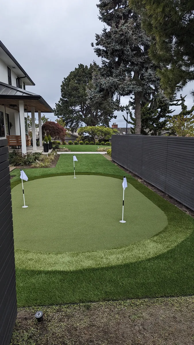 backyard putting green