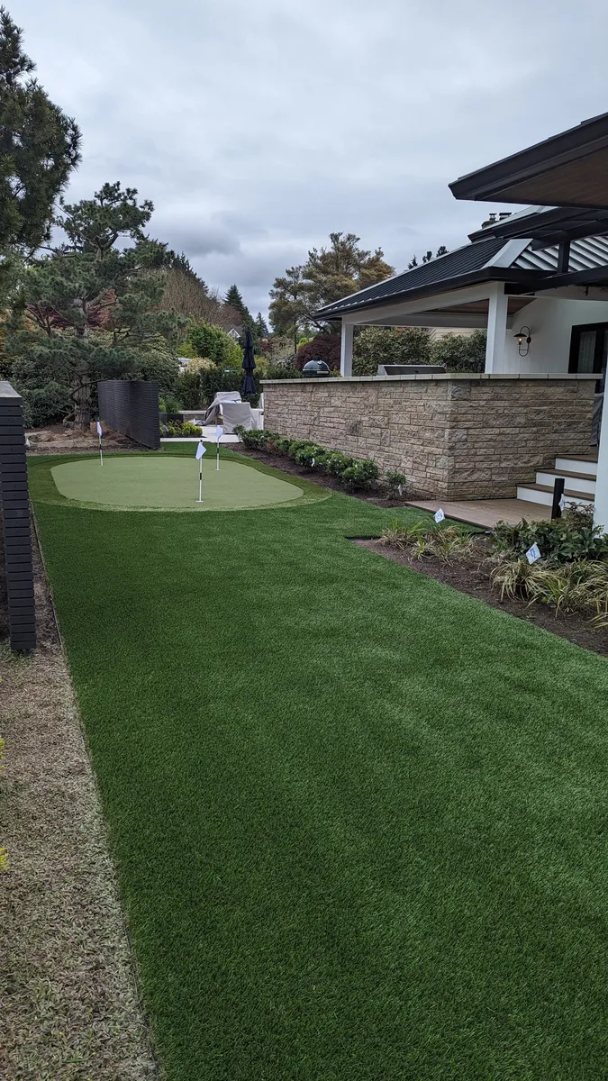 backyard putting green