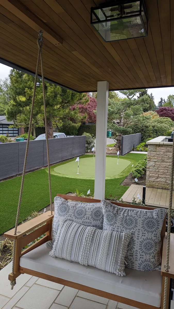 backyard putting green