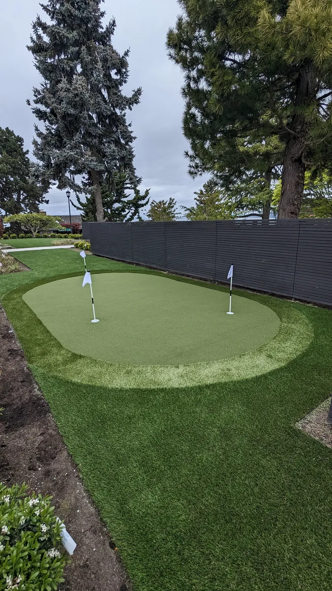 backyard putting green
