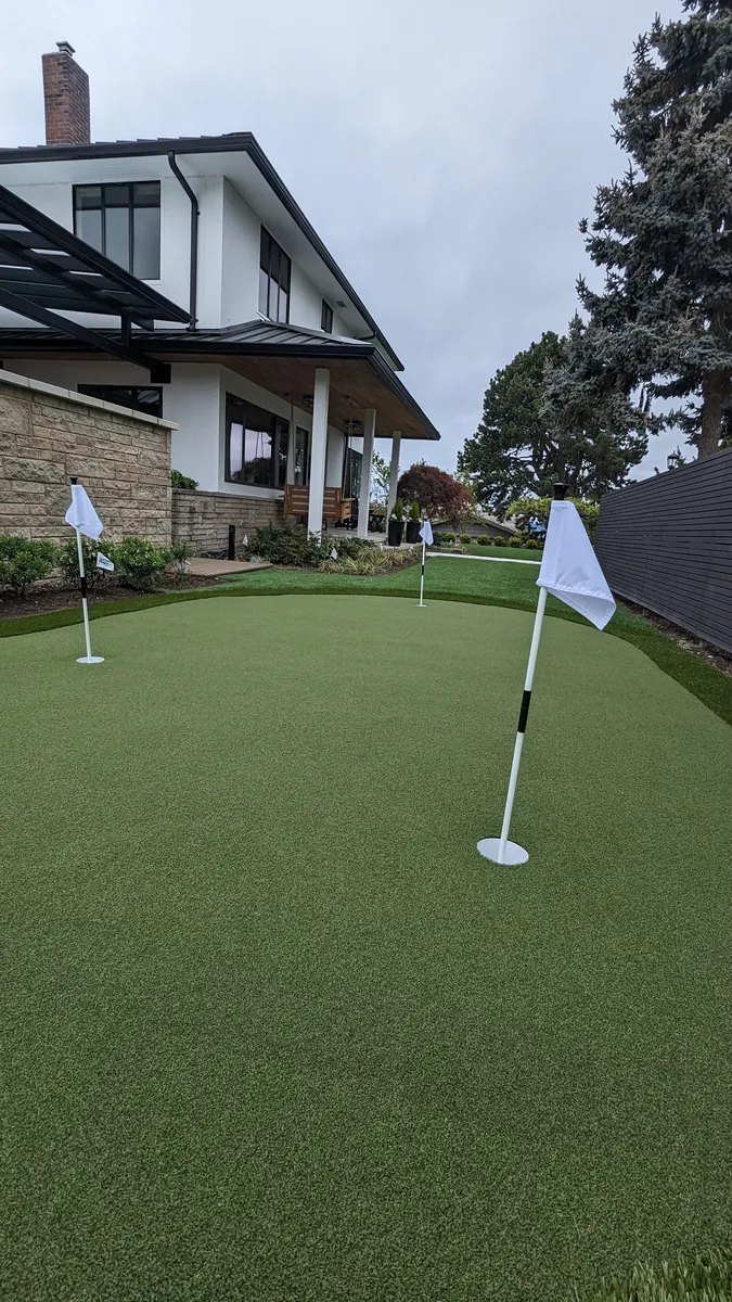 backyard putting green