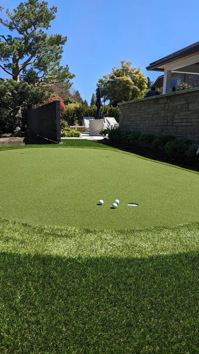 backyard putting green