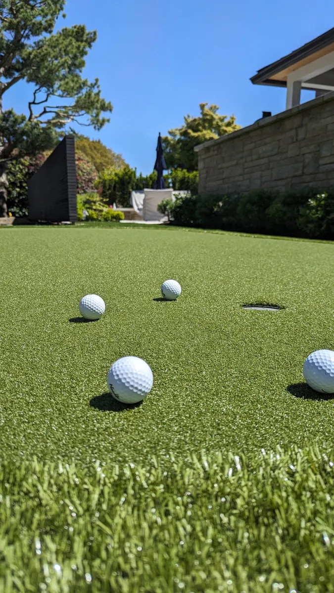 backyard putting green