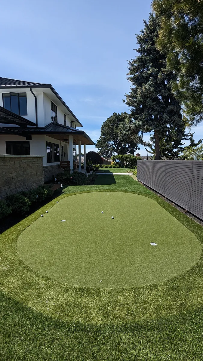 backyard putting green
