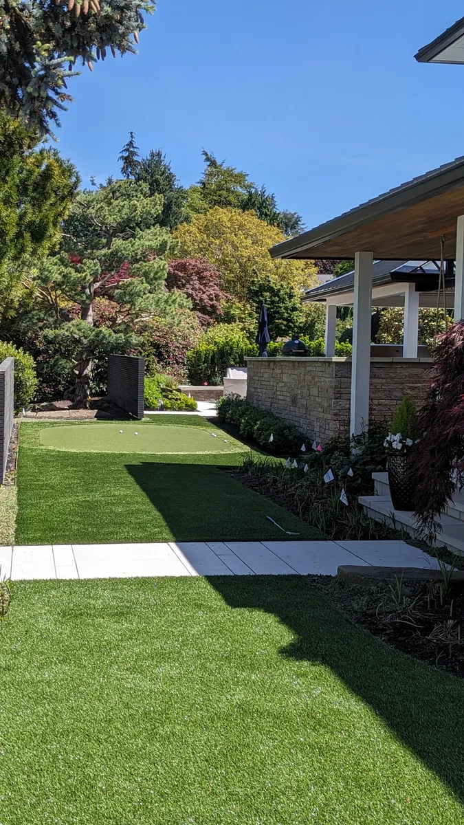 backyard putting green