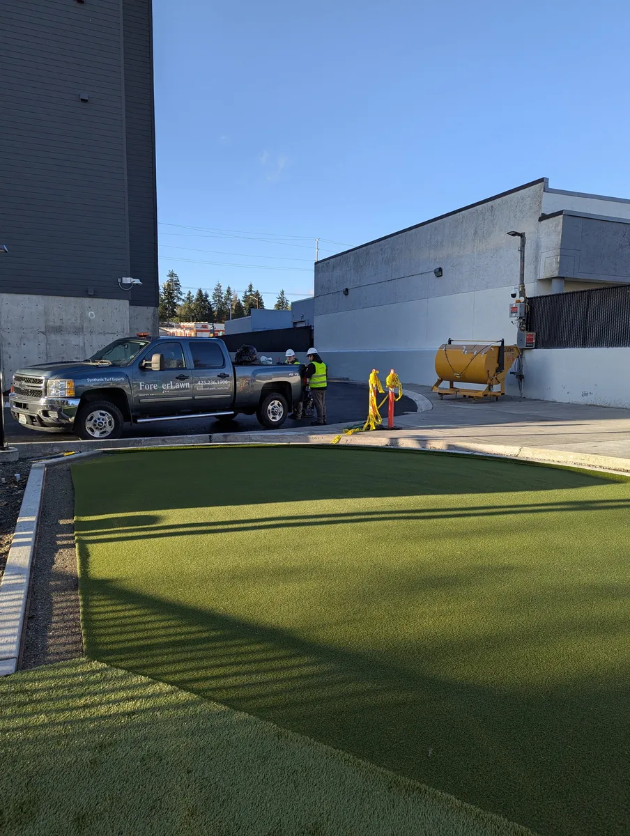 Backyard putting greens