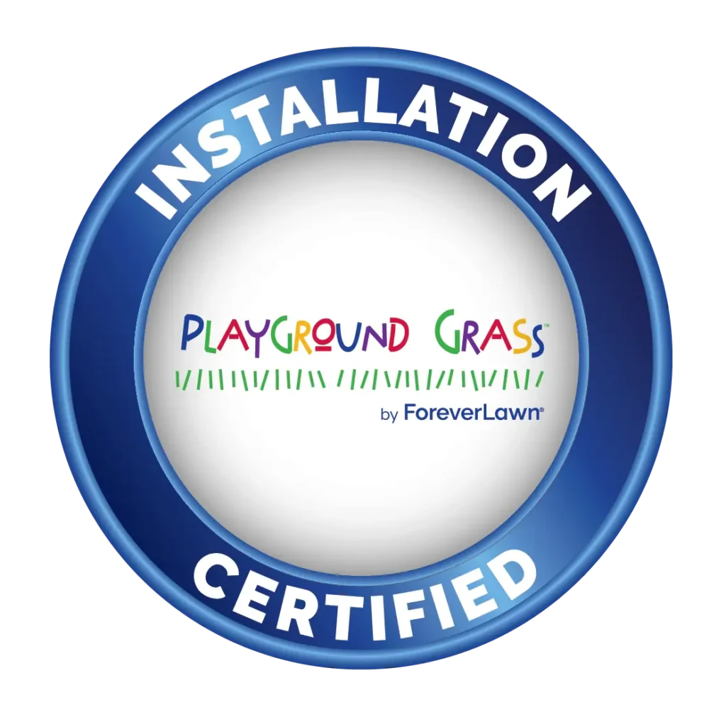Playground Grass Installation Certified