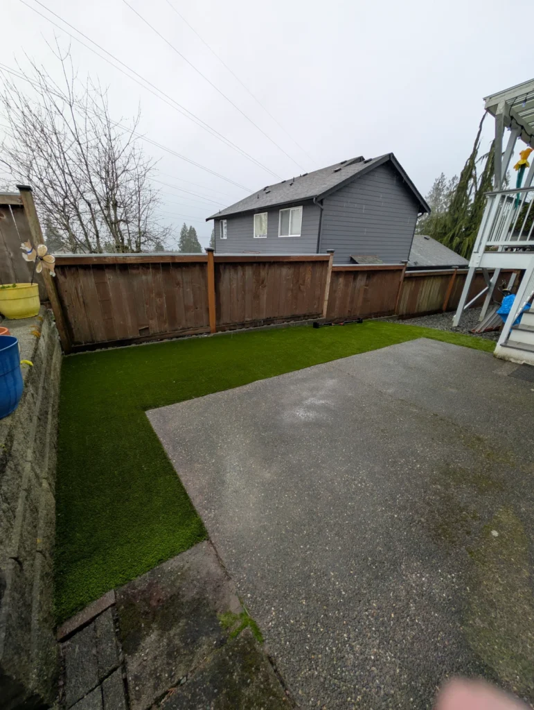 K9Grass Classic+ Dog Turf Installation in Everett, WA